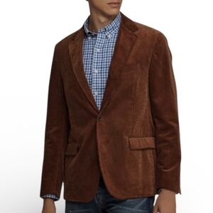 Saddlebred Light Brown Suede Sport Coat